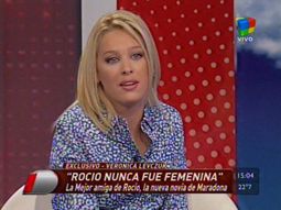 Verónica Levczuk, mejor amiga de Rocío Oliva Verónica Levczuk, mejor amiga de Rocío Oliva