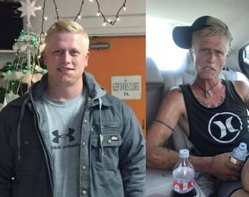 Una madre mostró cómo cambió su hijo tras siete meses de consumo de drogas