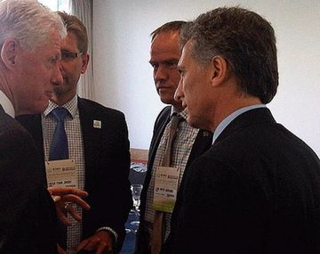 Macri y Bill Clinton