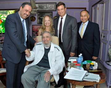 La foto más reciente de Fidel Castro