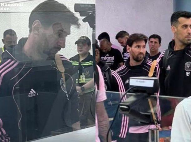 La reacción de Lionel Messi ante un control de seguridad en el aeropuerto de Honduras