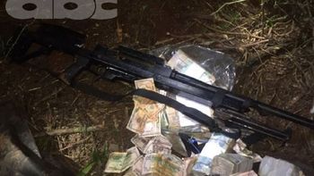 Parte del botín hallado del mega golpe a Prosegur en Ciudad del Este Parte del botín hallado del mega golpe a Prosegur en Ciudad del Este