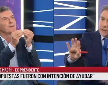 Inédito y picante cruce en vivo entre Mauricio Macri y Luis Majul