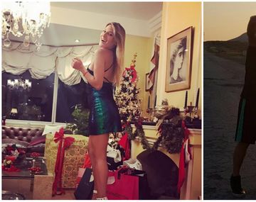 Brian Lanzelotta pasó la Navidad con Francisco Delgado