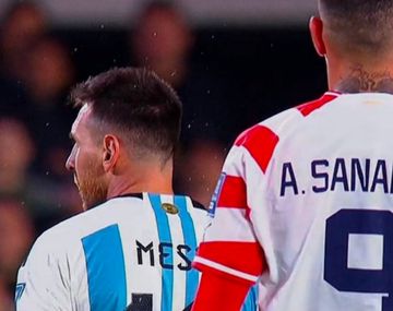 El descargo de Sanabria tras recibir amenazas por su cruce con Messi