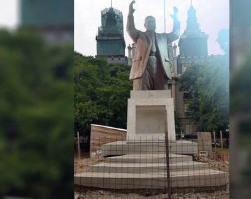 La estatua a Perón que inaugurará Macri