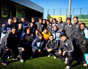 Messi recibió a la Selección de handball antes del Mundial