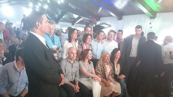 Carrió junto a Vidal y Larreta. Foto de Twitter Carrió junto a Vidal y Larreta. Foto de Twitter