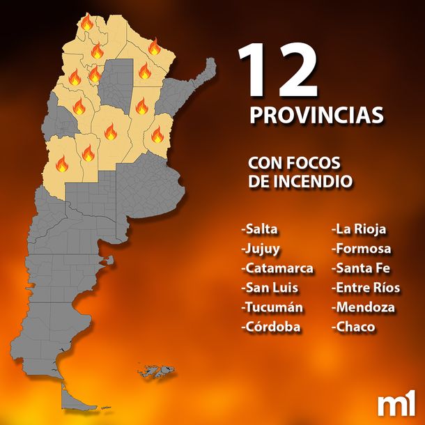 Incendios Forestales Doce Provincias Reportaron Focos Activos 8711