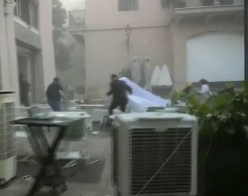 Beirut: impresionante video de una novia que registró el momento de la explosión