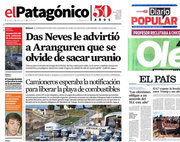 Tapas de diarios del sábado 27 de mayo de 2017