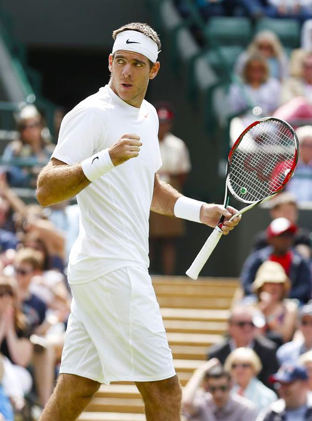 Del Potro y un duro examen ante Ferrer en Wimbledon