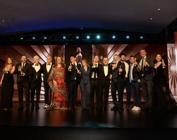 C5N en los Premios Martín Fierro de Cable 2025. Foto: Carlos Ventura.