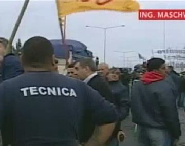 Demoras en Panamericana por una protesta de colectiveros de la línea 60
