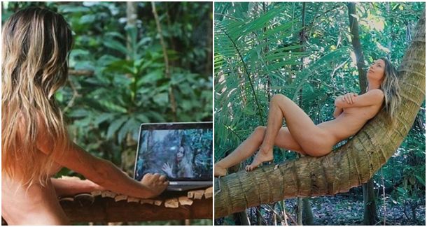 Australia: una mujer se fue a vivir a la selva y se convirtió en una youtuber nudista