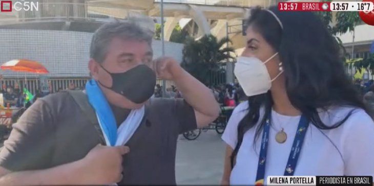 Confesó en vivo por C5N que compró un PCR trucho para ver la final de la Copa América