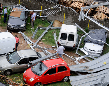 Así fueron los destrozos en Villa Lugano por el temporal