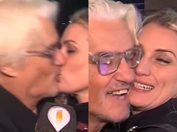 Hay amor: Roberto Pettinato blanqueó a su nueva novia en plena calle Corrientes