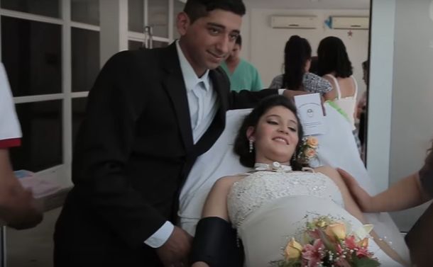 Se casaron en el hospital&nbsp;