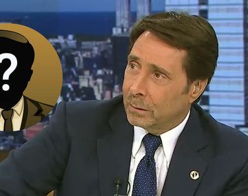 Eduardo Feinmann y su candidato para el PRO.