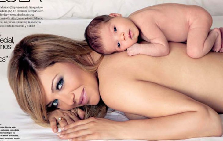 Evangelina Anderson presenta a su hija Lola