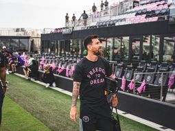 Así llegaba Messi al estadio para su segundo partido en Inter Miami
