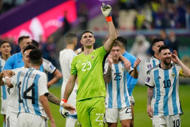 Un guiño ¿de cábala? de Argentina en la previa de la final