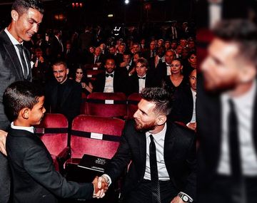 El hijo de CR7 estrenó su cuenta de Instagram con un mensaje a Messi