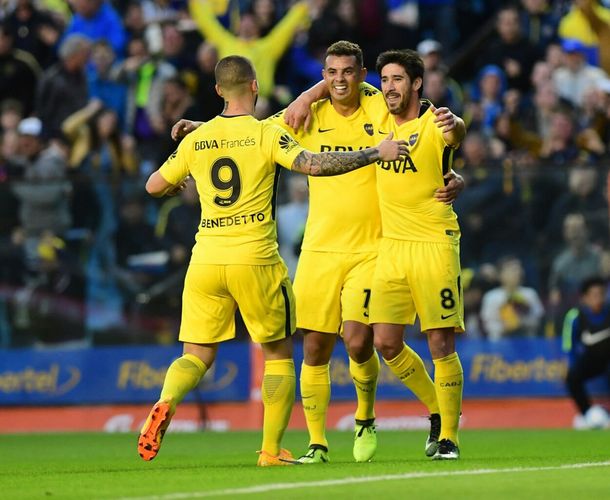 Boca lo remontó y aplastó a Godoy Cruz en la Bombonera