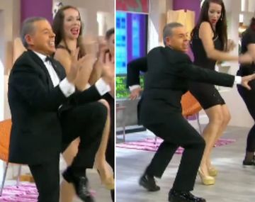 El ex Juez Oyarbide llevó su popular baile a un programa