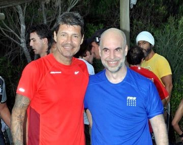Marcelo Tinelli y Horacio Rodríguez Larreta