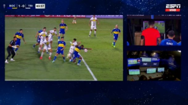Polémica en la Bombonera: ¿era penal para Sportivo Trinidense ante Boca?