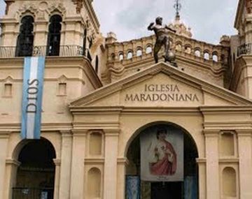 Así celebró la Iglesia Maradoniana el día que Diego cumpliría años