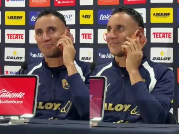 Keylor Navas atendió a su esposa en plena conferencia: la frase que hizo estallar a todos