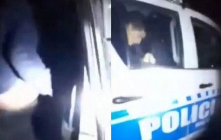 Escrachan en video a dos policías chaqueños mientras abusaban de una menor en el patrullero