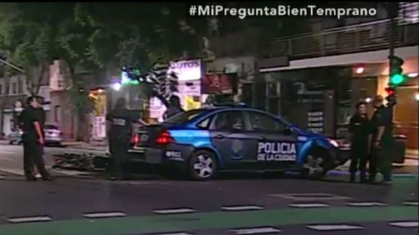 El tránsito en la zona se encuentra totalmente cortado