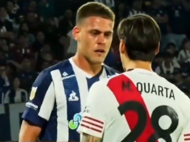Tensión entre excompañeros: picante ida y vuelta entre Martínez Quarta y Girotti en Talleres-River