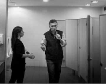 El presidente Mauricio Macri y su&nbsp;Fonoaudióloga Micaela Méndez