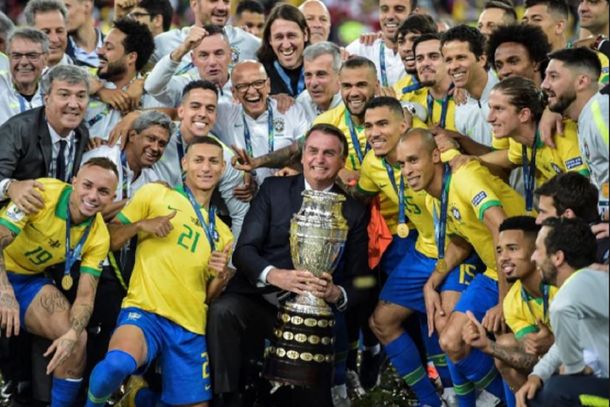 Bolsonaro le respondió a Messi tras sus críticas a los arbitrajes en la Copa América