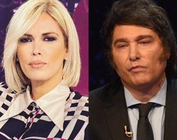 Viviana Canosa y Javier Milei.