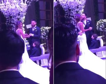 Abel Pintos cantó durante el sí en el casamiento de Messi y Antonella