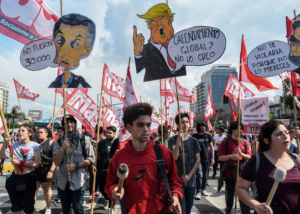 Marcha contra el G20 en Buenos Aires