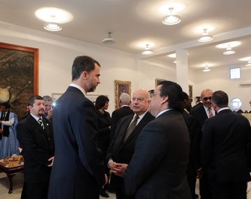 El príncipe Felipe llegó para apoyar candidatura de Madrid 2020