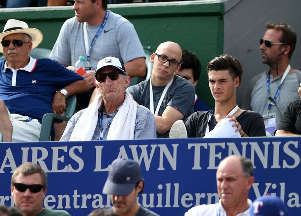 El DT del Seleccionado estuvo sábado y domingo mirando el Argentina Open en el Lawn Tennis