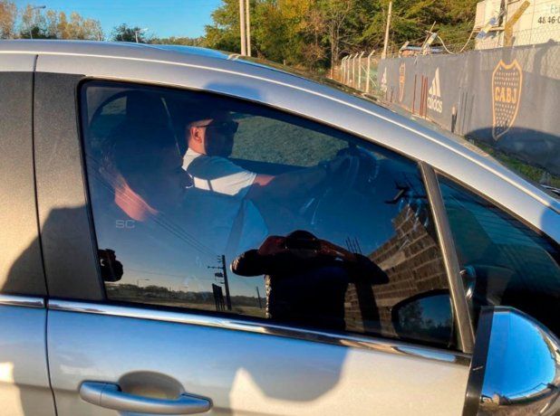 Salvio fue al entrenamiento de Boca tras el incidente con su ex en Puerto Madero