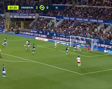 Video: Tagliafico marcó un gol en la derrota del Lyon ante Estrasburgo