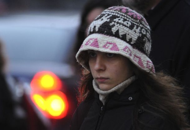 Se desplomó el termómetro y ya se siente el frío polar