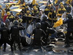 Taxistas protesta