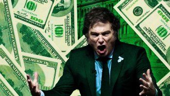 La cotización de dólar pone en jaque a Milei. La cotización de dólar pone en jaque a Milei.