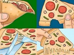 Cuál es tu edad mental según cómo comés la pizza